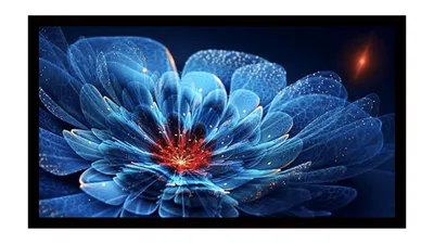 Snowhite Ecran de projection Fixe 4K 120" 16