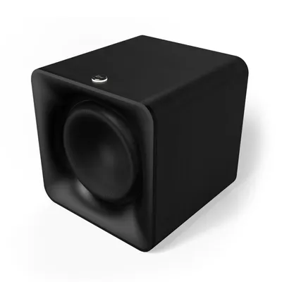Caisson de basse 80 W, 103,7 dB, 26–250 Hz.