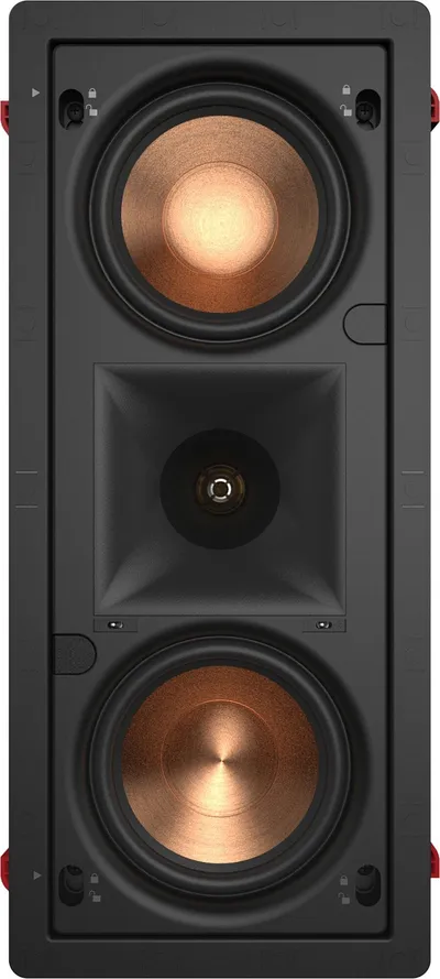 Découvrez la Klipsch PRO-250-RPW-LCR, enceinte encastrable 2 voies pour home cinéma. Son puissant, design discret et installation facile