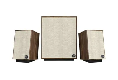 Klipsch 2.1 Walnut : enceintes Bluetooth haut de gamme pour musique et cinéma maison. Commandez dès maintenant sur Homesolutions.ma.