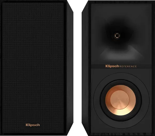 Enceintes bibliothèque compactes Klipsch R-40M, 91 dB, pavillon Tractrix 90x90°