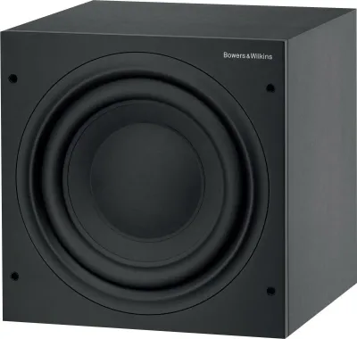 Caisson de basses, 200 W, ±3 dB de 32 Hz à 40–140 Hz.