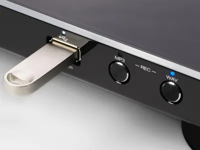 DENON DP450USB Black