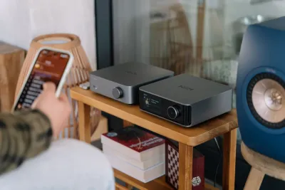 Amplificateur Hifi stéreo WiiM Vibelink AMP Anthracite