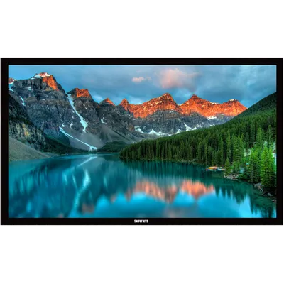 Snowhite Ecran de projection Fixe 4K 100" 16:9
