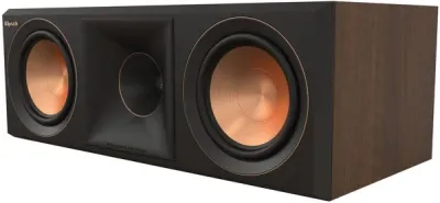 Enceinte centrale Klipsch Reference Premiere RP-500C II finition noyer, haut-parleur home cinéma haute fidélité
