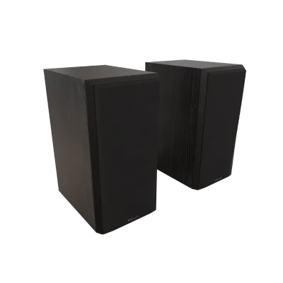 Enceinte bibliothèque Klipsch RP-500M II finition Ebony, 2 voies avec tweeter Tractrix et woofer Cerametallic de 13,3 cm, offrant un son précis et immersif pour home cinéma et écoute Hi-Fi.