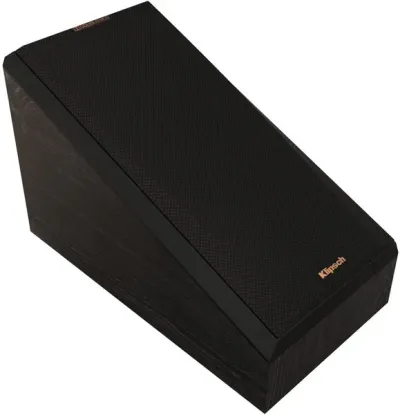Enceinte Klipsch RP-500SA II pour effets Dolby Atmos ou surround. Pavillon Tractrix, tweeter titane LTS et woofer Cerametallic 13,3 cm pour un son immersif et détaillé.