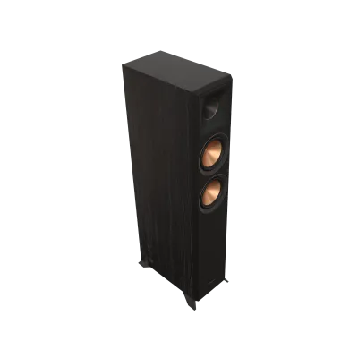Enceinte colonne Klipsch RP-5000F II Ebony. Pavillon Tractrix, haut-parleurs Cerametallic et 100 W RMS pour un son clair, puissant et immersif en Home Cinema.