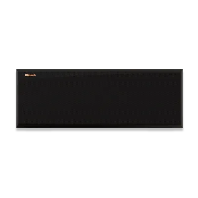 Enceinte centrale Klipsch RP-500C II Ebony, 100 W RMS, Cerametallic et pavillon Tractrix pour des dialogues clairs et un son Home Cinema.