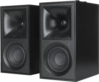 Enceintes amplifiées Klipsch The Fives pour home cinéma et musique. Puissance 160 W, Bluetooth 5.0, HDMI ARC et DAC 24 bits