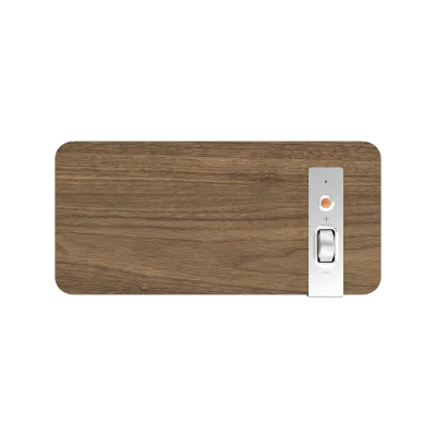 Enceinte Bluetooth Klipsch The One+ Walnut, 60 W, 3 haut-parleurs et mode chaînage. Idéale pour musique sans fil et système multiroom.