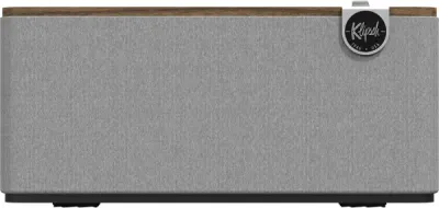 Enceinte Bluetooth Klipsch The One+ Walnut, 60 W, 3 haut-parleurs et mode chaînage. Idéale pour musique sans fil et système multiroom.