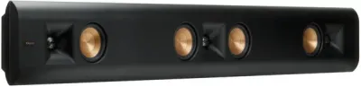 Barre de son Klipsch RP-440D-SB LCR 3 canaux, 200 W, pavillons Tractrix, haut-parleurs Cerametallic et tweeters titane, home cinéma