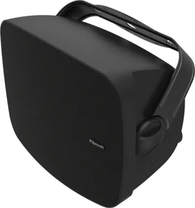 Enceinte Klipsch PSM-450-T extérieure IPX6, 50 W RMS, bass reflex, médium-grave 11,4 cm, support inclinable, haute performance pour home cinéma et audio extérieur