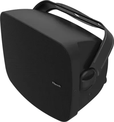 Enceinte d’extérieur Klipsch PSM-525-T noire, 65 W, HP 13,3 cm, résistante IPX6, support mural inclinable