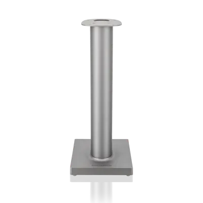 Pieds B&W Formation FS Duo Stand Silver pour enceintes connectées Formation Duo, support Hi-Fi élégant