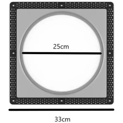 Accessoire Bowers & Wilkins FPK 8SQ – Kit de montage encastrable 8″ sans bordure