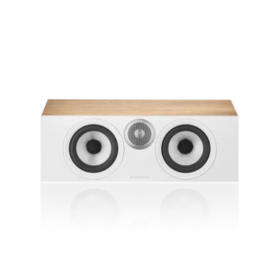 Enceinte centrale Bowers & Wilkins HTM6 S3 Oak vue de face