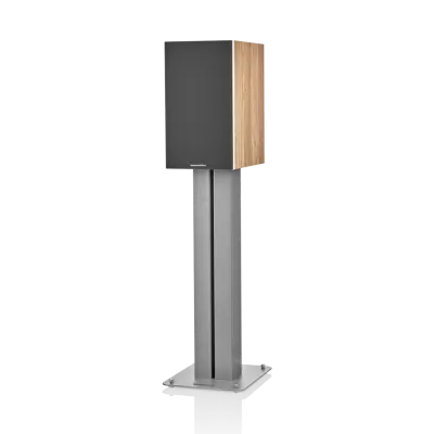 Enceinte bibliothèque Bowers & Wilkins 606 S3 Oak vue arrière latérale