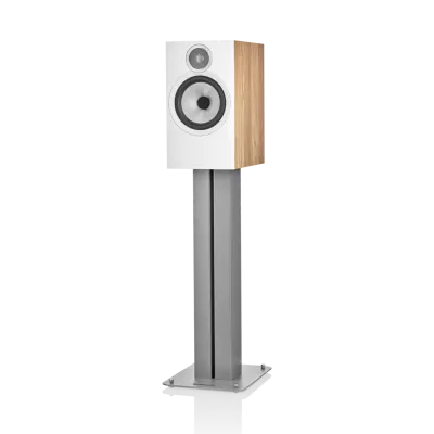 Enceinte bibliothèque Bowers & Wilkins 606 S3 Oak vue de face