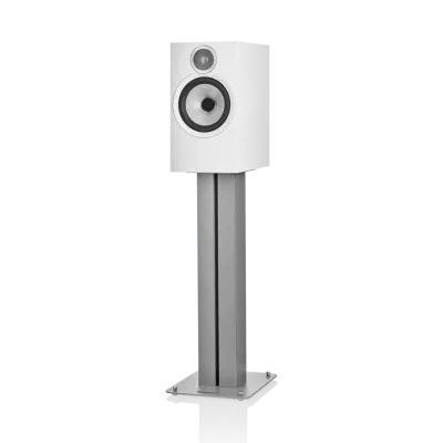 Enceinte bibliothèque Bowers & Wilkins 606 S3 White vue de face
