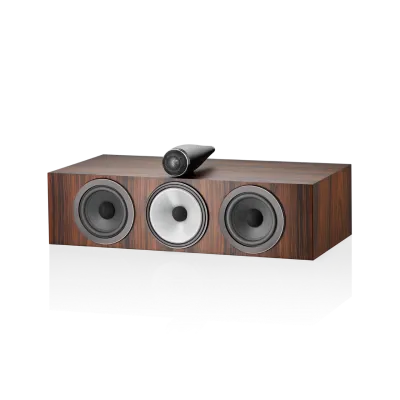 Enceinte centrale Bowers & Wilkins HTM71 S3 Mocha vue de face