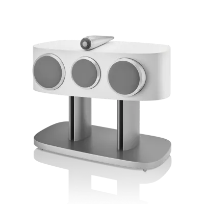 Enceinte Centrale Bowers & Wilkins HTM82 D4 White vue de face latérale