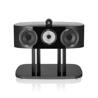 Enceinte Centrale Bowers & Wilkins HTM82 D4 Gloss Black vue de face