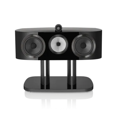 Enceinte centrale Bowers & Wilkins HTM81 D4 Gloss Black vue de face