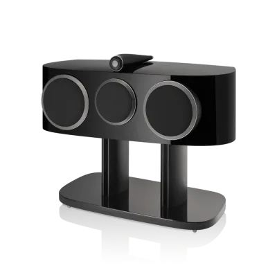 Enceinte centrale Bowers & Wilkins HTM81 D4 Gloss Black vue latérale