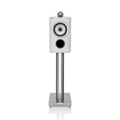Enceinte bibliothèque Bowers & Wilkins 805 D4 White vue de face
