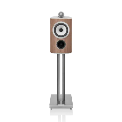 Enceinte bibliothèque Bowers & Wilkins 805 D4 Satin Walnut vue de face