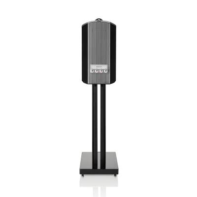 Enceinte bibliothèque Bowers & Wilkins 805 D4 Gloss Black détails tweeter et haut-parleur