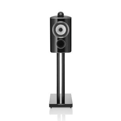 Enceinte bibliothèque Bowers & Wilkins 805 D4 Gloss Black vue de face