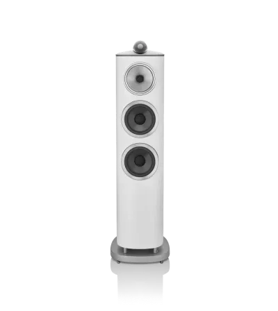 Enceinte colonne Bowers & Wilkins 804 D4 White vue de face