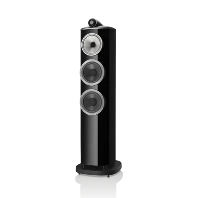 Enceinte colonne Bowers & Wilkins 804 D4 Gloss Black vue latérale