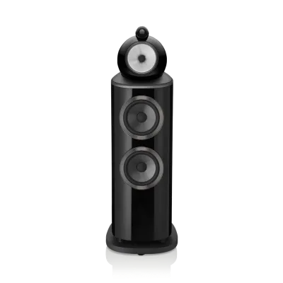 Enceinte Bowers & Wilkins 802 D4 Gloss Black vue de face
