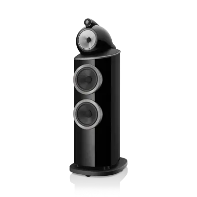 Enceinte Bowers & Wilkins 802 D4 Gloss Black vue latérale