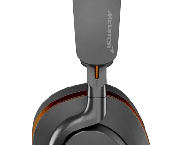 Casque Bowers & Wilkins Px8 McLaren Edition Galvanic Grey & Papaya