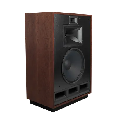 Klipsch Cornwall IV American Auburn, vue trois-quarts droit sans grille