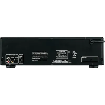 Onkyo DX-C390 Noir – vue 3