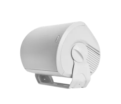 Polk Atrium 8 SDI finition blanc, trois-quarts gauche