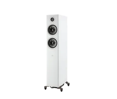 Polk Reserve R600 finition blanc, trois-quarts gauche