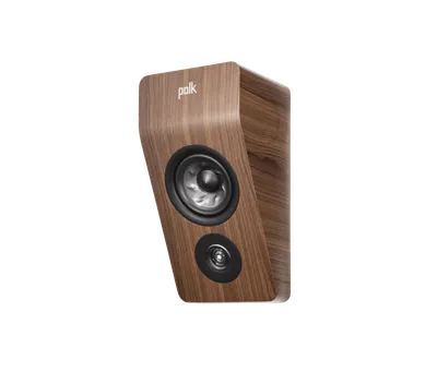 Polk Reserve R900 finition noyer brun, trois-quarts gauche