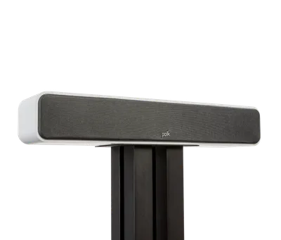 Polk Signature Elite ES35 finition blanc, face sur support