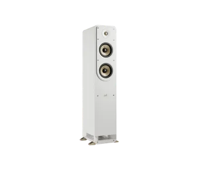 Polk Signature Elite ES50 finition blanc, trois-quarts droit