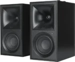 Enceintes amplifiées Klipsch The Fives pour home cinéma et musique. Puissance 160 W, Bluetooth 5.0, HDMI ARC et DAC 24 bits