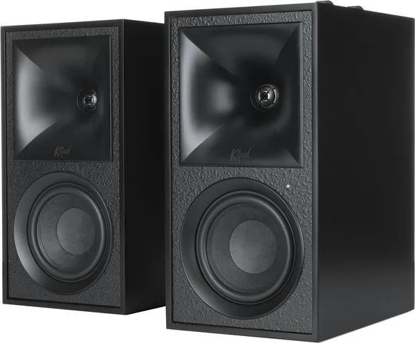Enceintes amplifiées Klipsch The Fives pour home cinéma et musique. Puissance 160 W, Bluetooth 5.0, HDMI ARC et DAC 24 bits