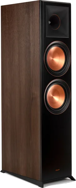 Klipsch RP-8000F Noyer | Enceinte colonne élégante et puissante. Son haute fidélité pour home cinéma immersif et sonorisation musicale au Maroc | homesolutions.ma